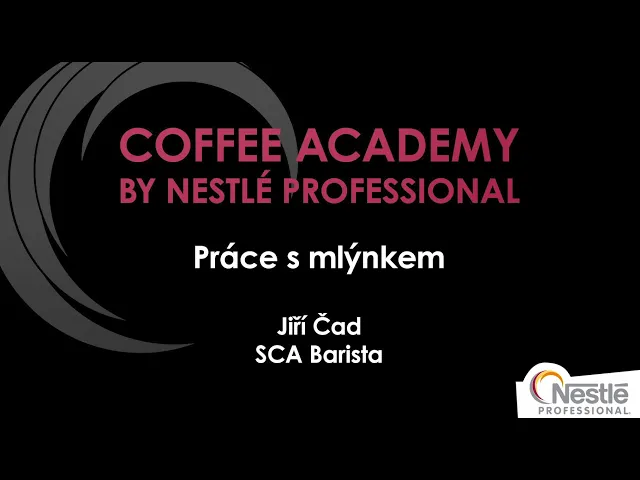 Coffee academy - 3. díl - Práce s mlýnkem