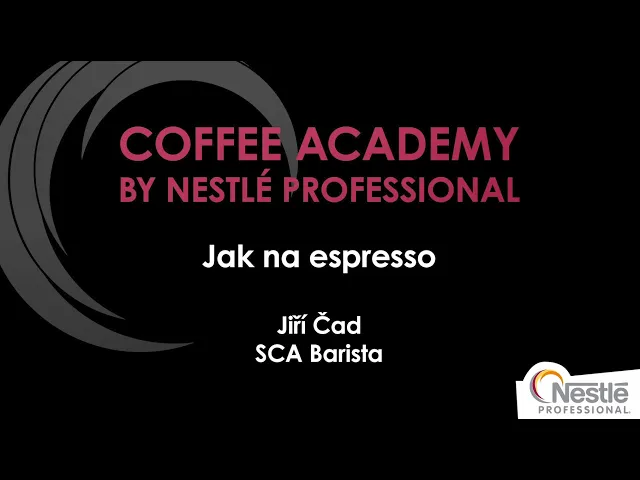 Coffee academy - 4. díl - Jak na espresso
