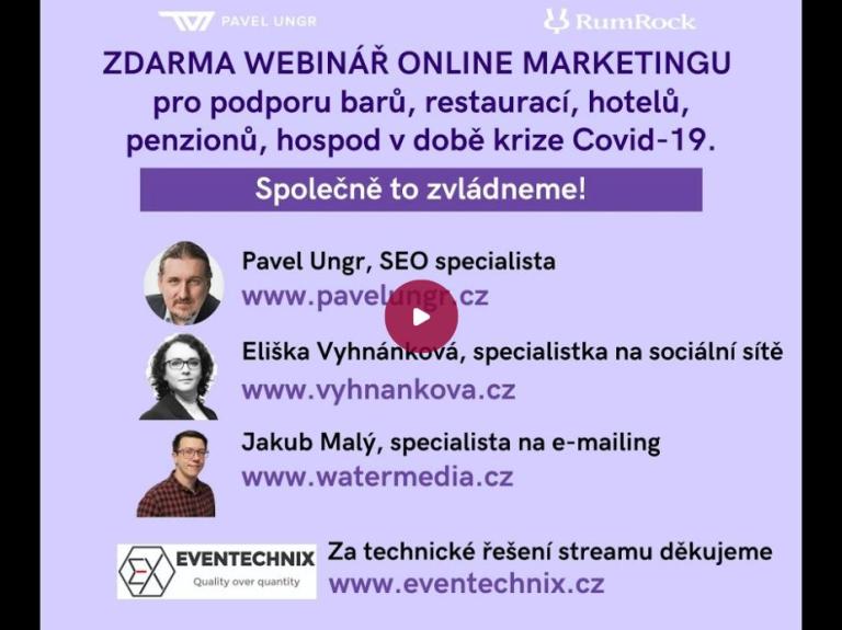 Webinář - online gastro