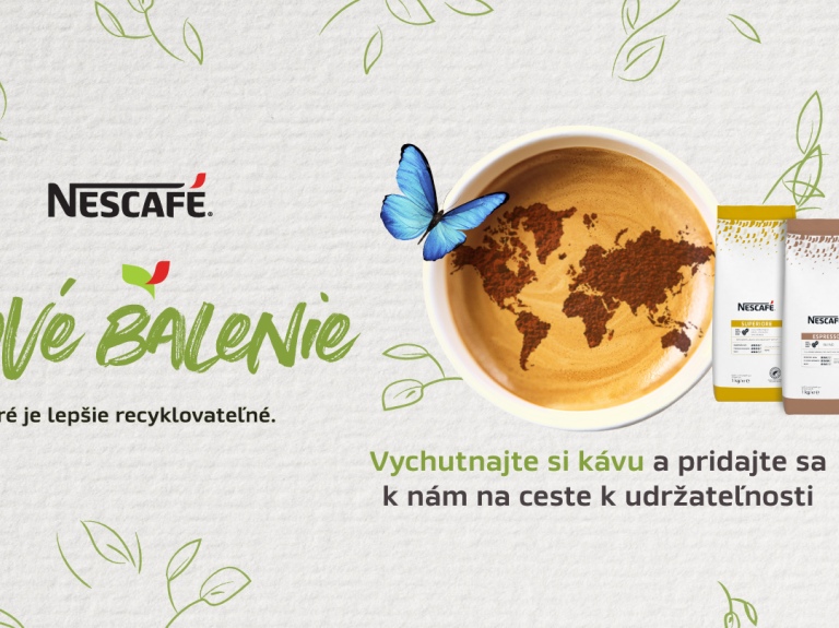 Zrnkové kávy Nescafé sú odeté do nového hávu