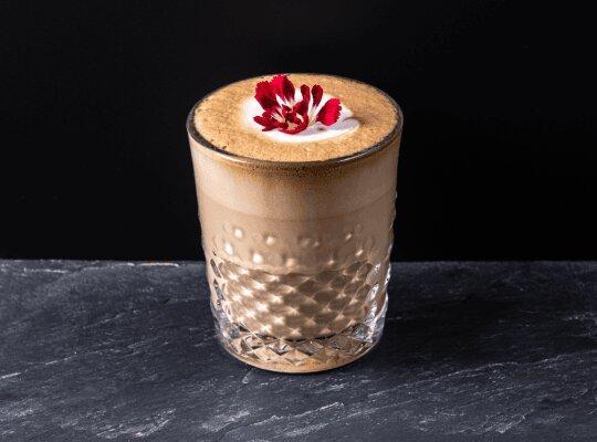 Flat White Rose