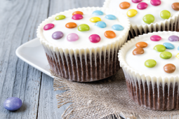 Happy Smarties muffin