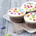 Happy Smarties muffin