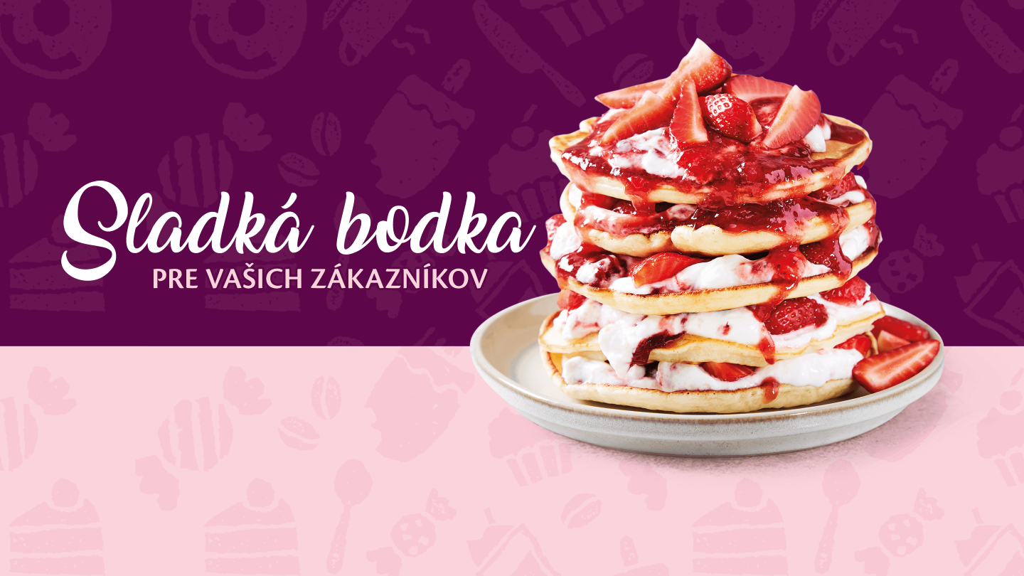 Banner k sladkej bodke – dezerty v profesionálnom podaní.